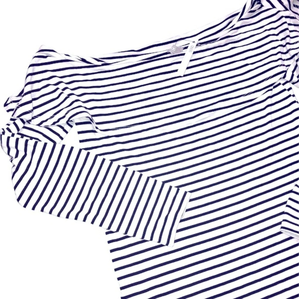 ASOS white & black striped maternity dress size 6 new with tags